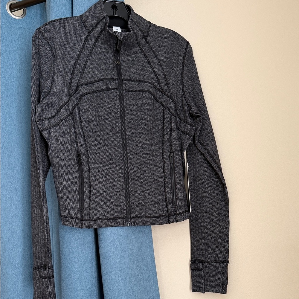 Lululemon Define Cropped Jacket Herringbone Size: 12 NWT